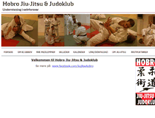 Tablet Screenshot of jiujitsu-hobro.dk